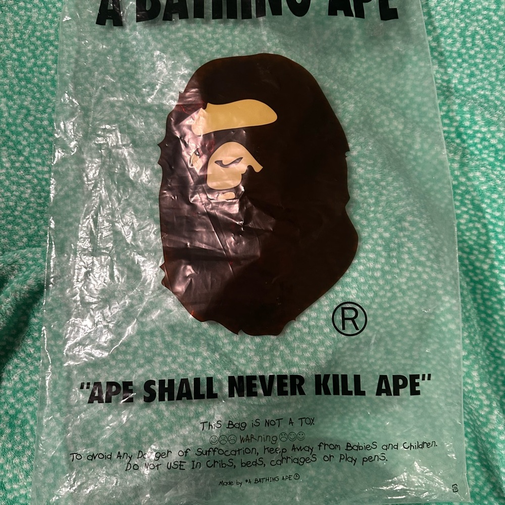 A Bathing Ape Plastic Bag